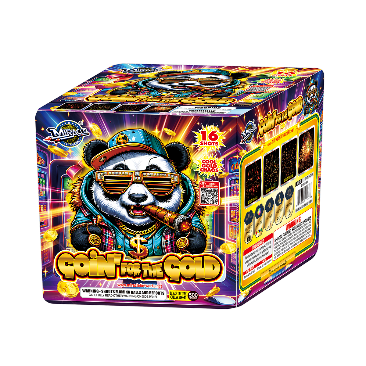 GOIN&#39; FOR THE GOLD - 16 Shot Cake  - (6/1)