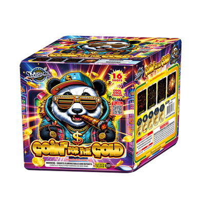 GOIN&#39; FOR THE GOLD - 16 Shot Cake  - (6/1)
