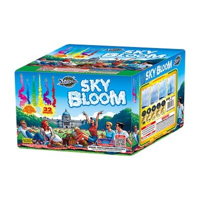 SKY BLOOM - 32 Shot Smoke Cake  - (4/1)