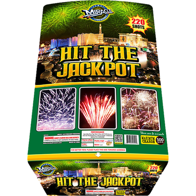 HIT THE JACKPOT- 220 Shot Zipper Cake - (1/1)
