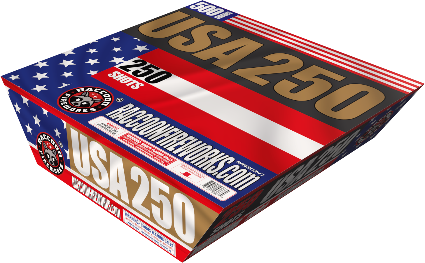 USA 250 250 Shot zipper cake - (1/1)