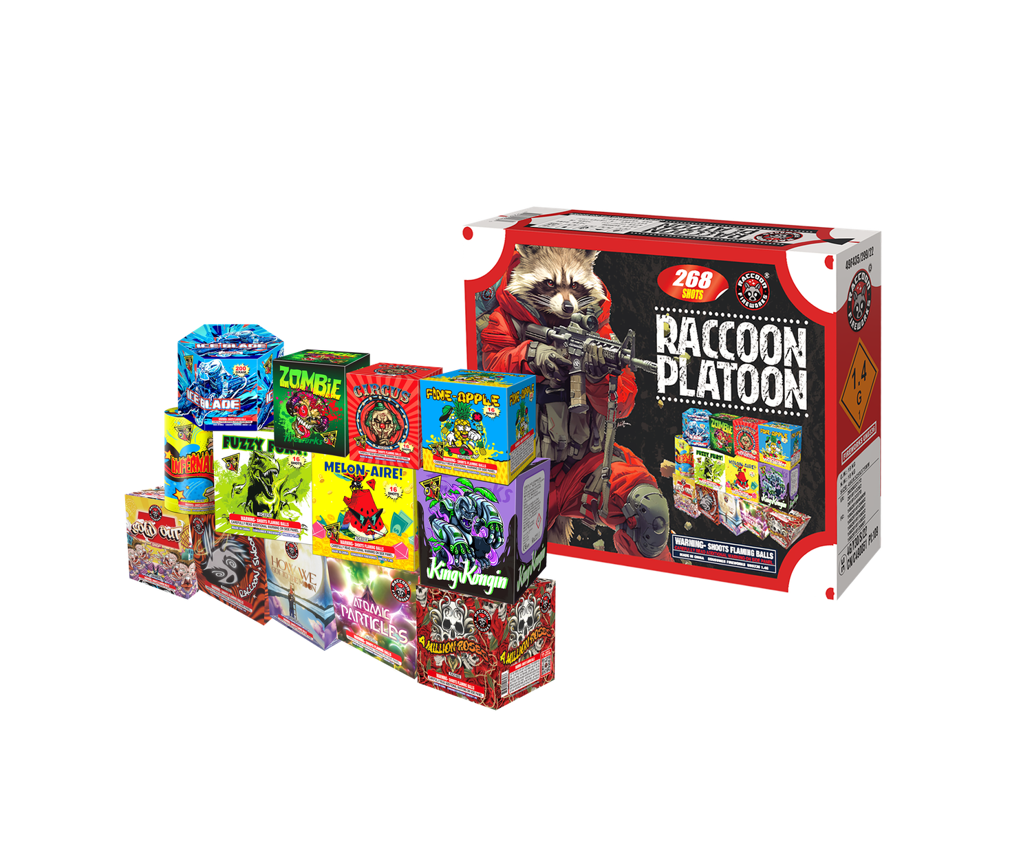 RACCOON PLATOON Cake Assortment - (1/13)