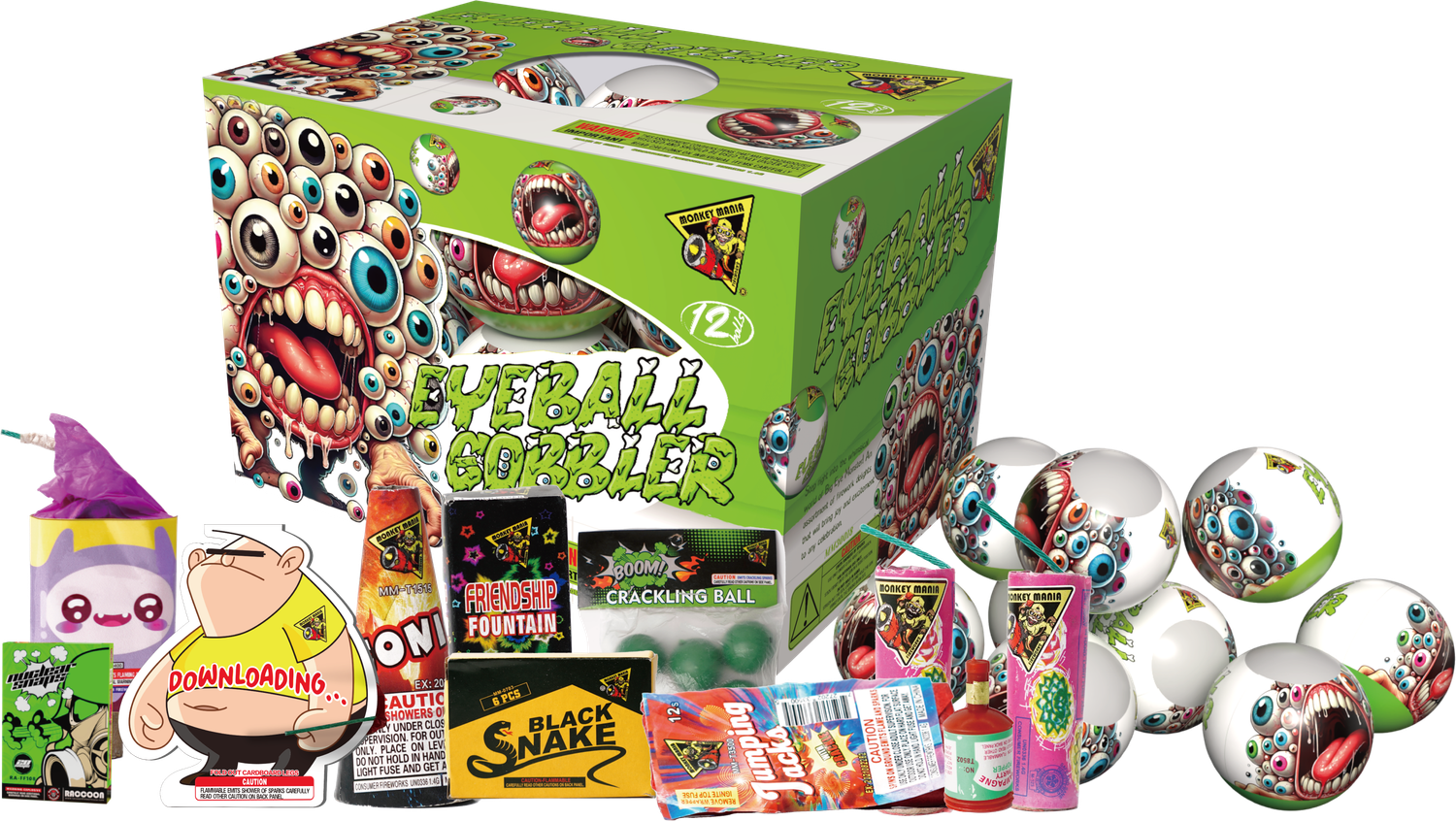 EYEBALL GOBBLER - (2/12)