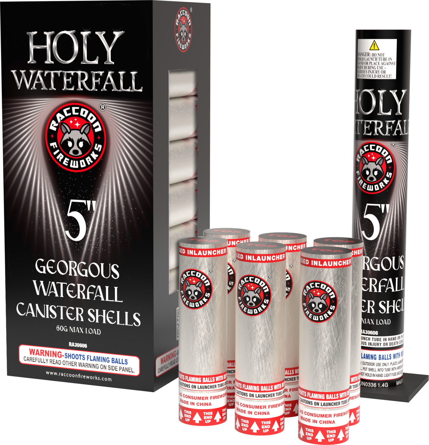 HOLY WATERFALL - 5&quot; Shells - (12/6)