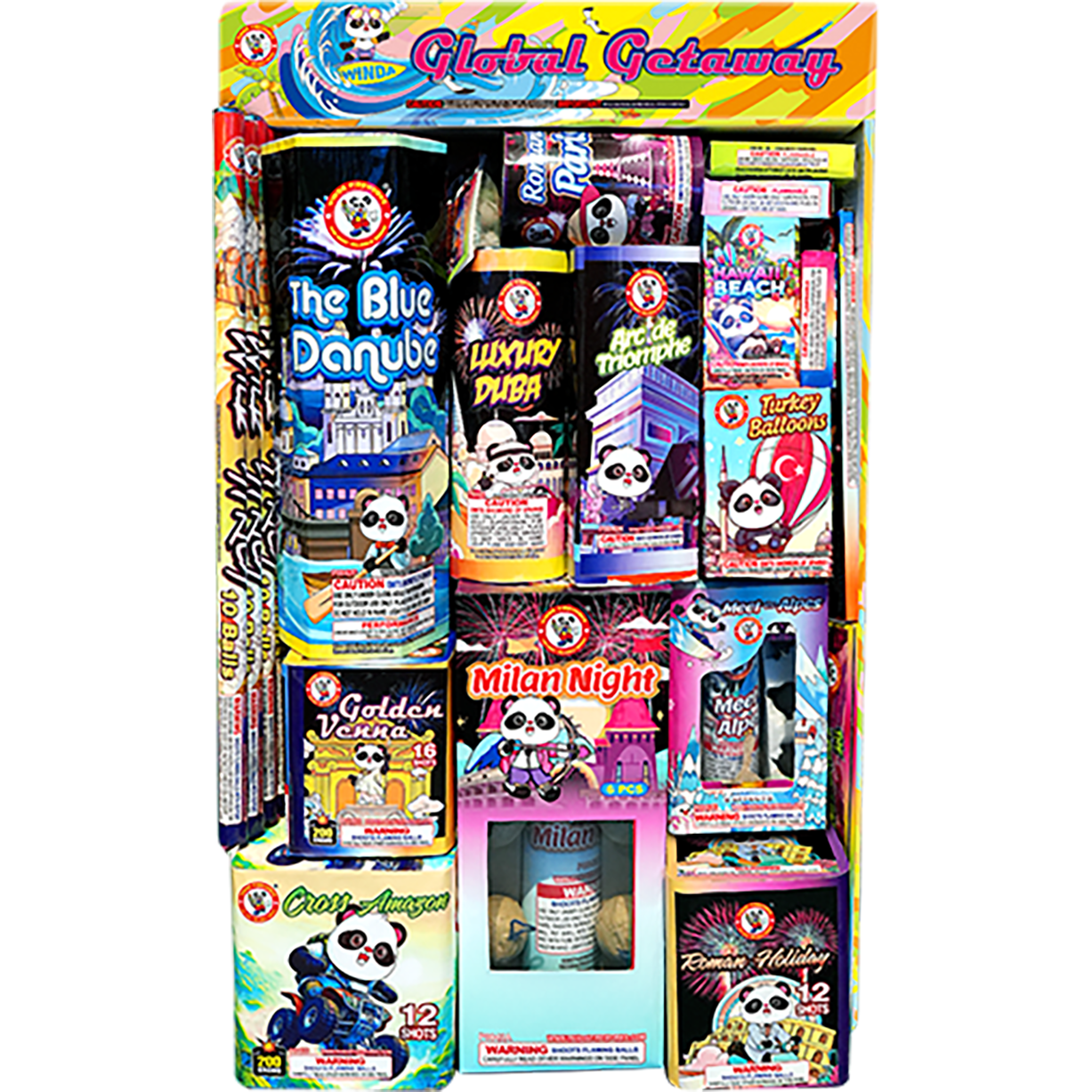 GLOBAL GETAWAY Assortment - (4/1)