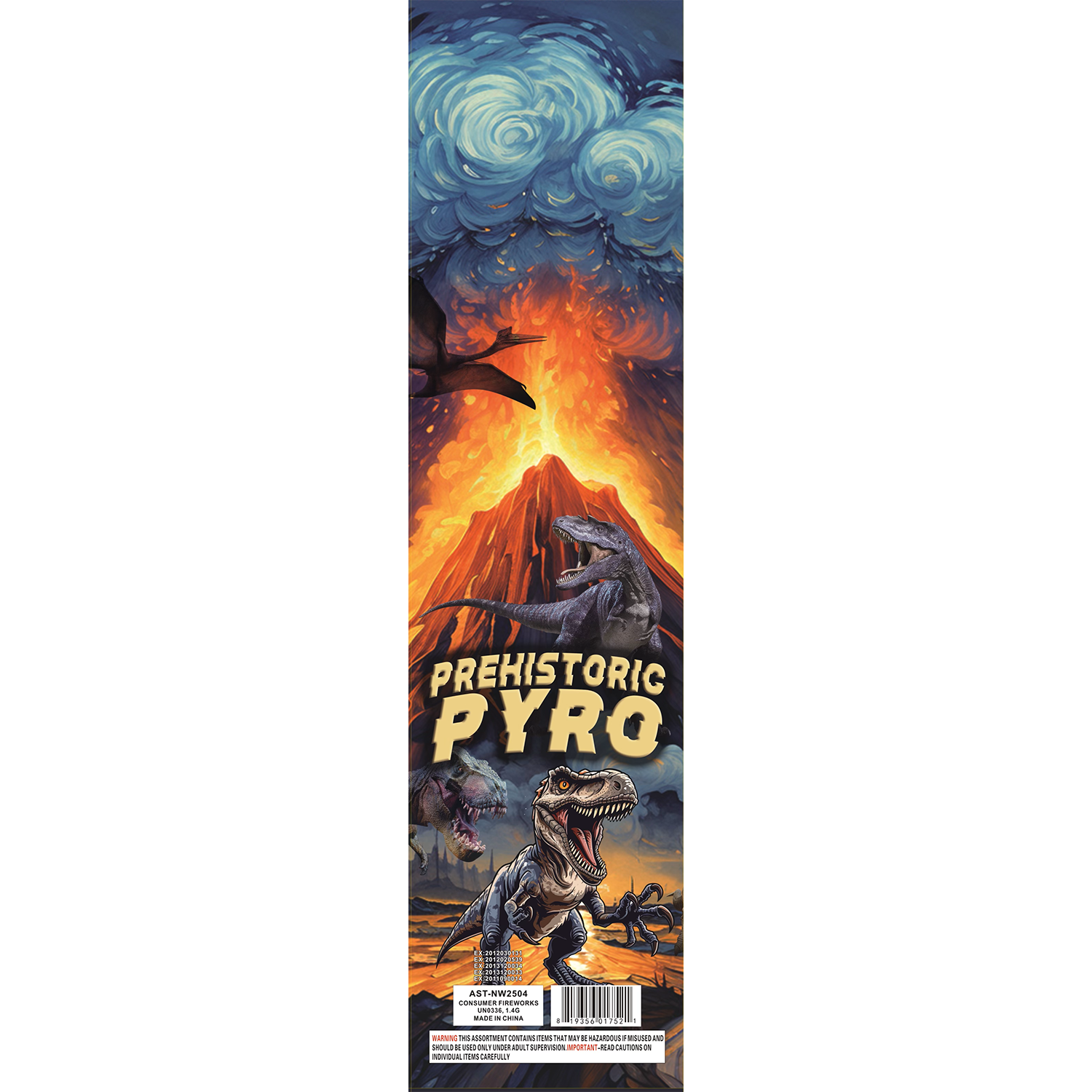 PREHISTORIC PYRO ASSORTMENT - (12/1)