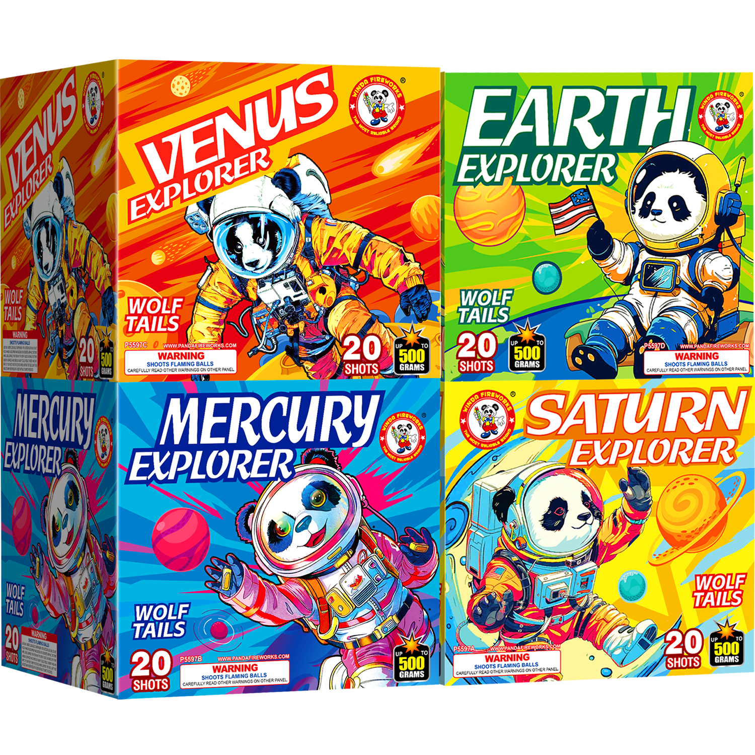 SPACE EXPLORER 21 shot cakes - (1/4)
