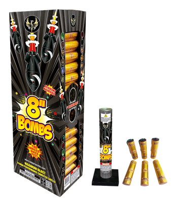8&quot; BOMBS canister shells - (3/24)