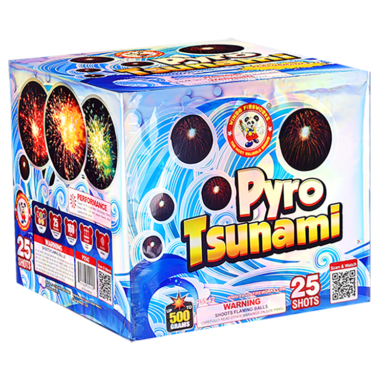PYRO TSUNAMI 25 shot cake - (4/1)