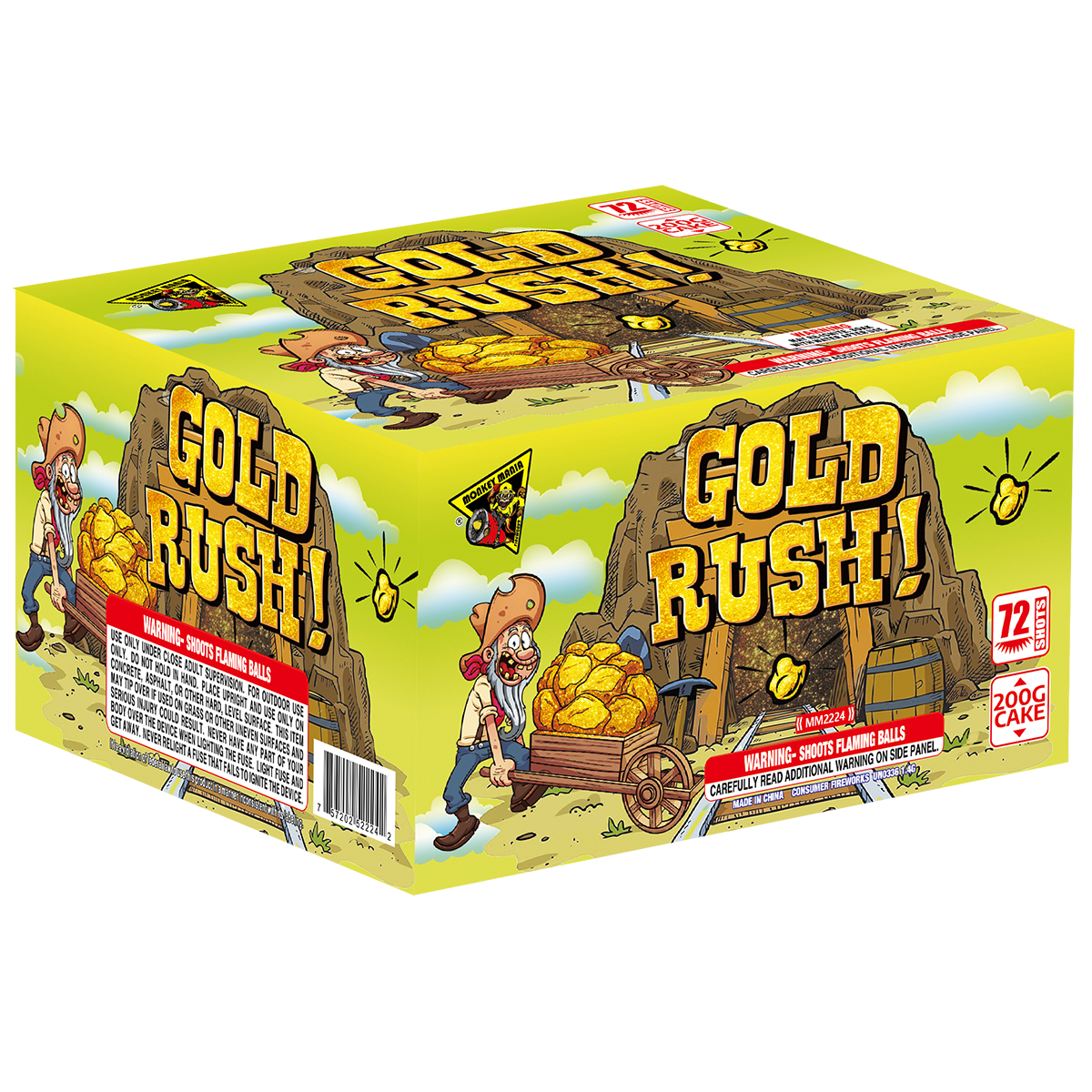 GOLD RUSH - 72 Shots - (12/1)