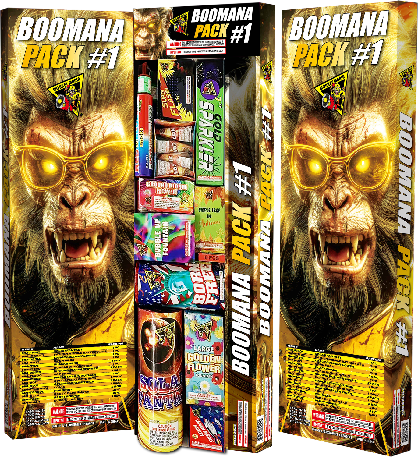 BOOMANA PACK #1 - (12/1)