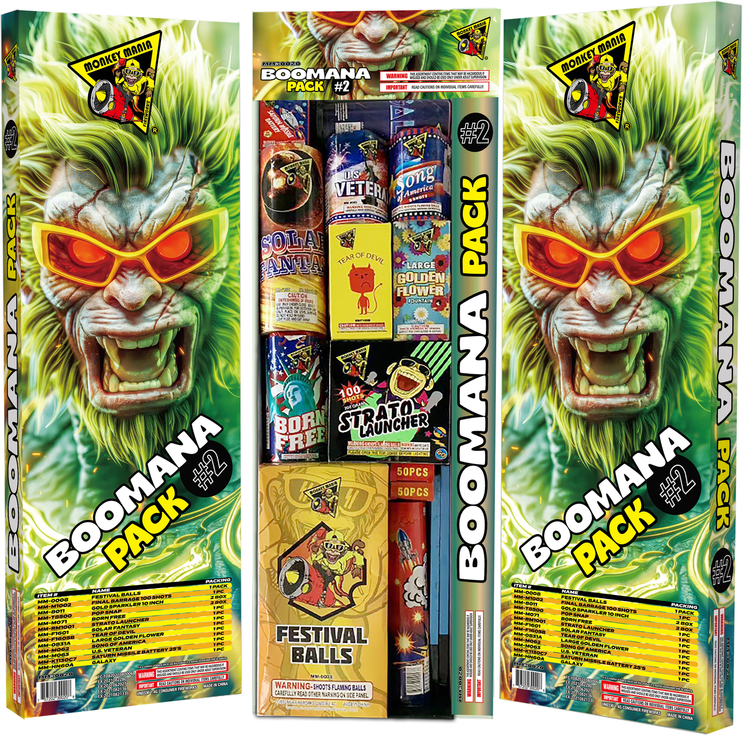 BOOMANA PACK #2 - (6/1)