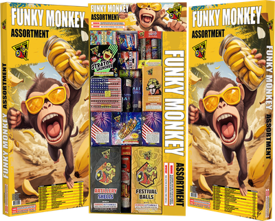 FUNKY MONKEY ASSORTMENT - (4/1)
