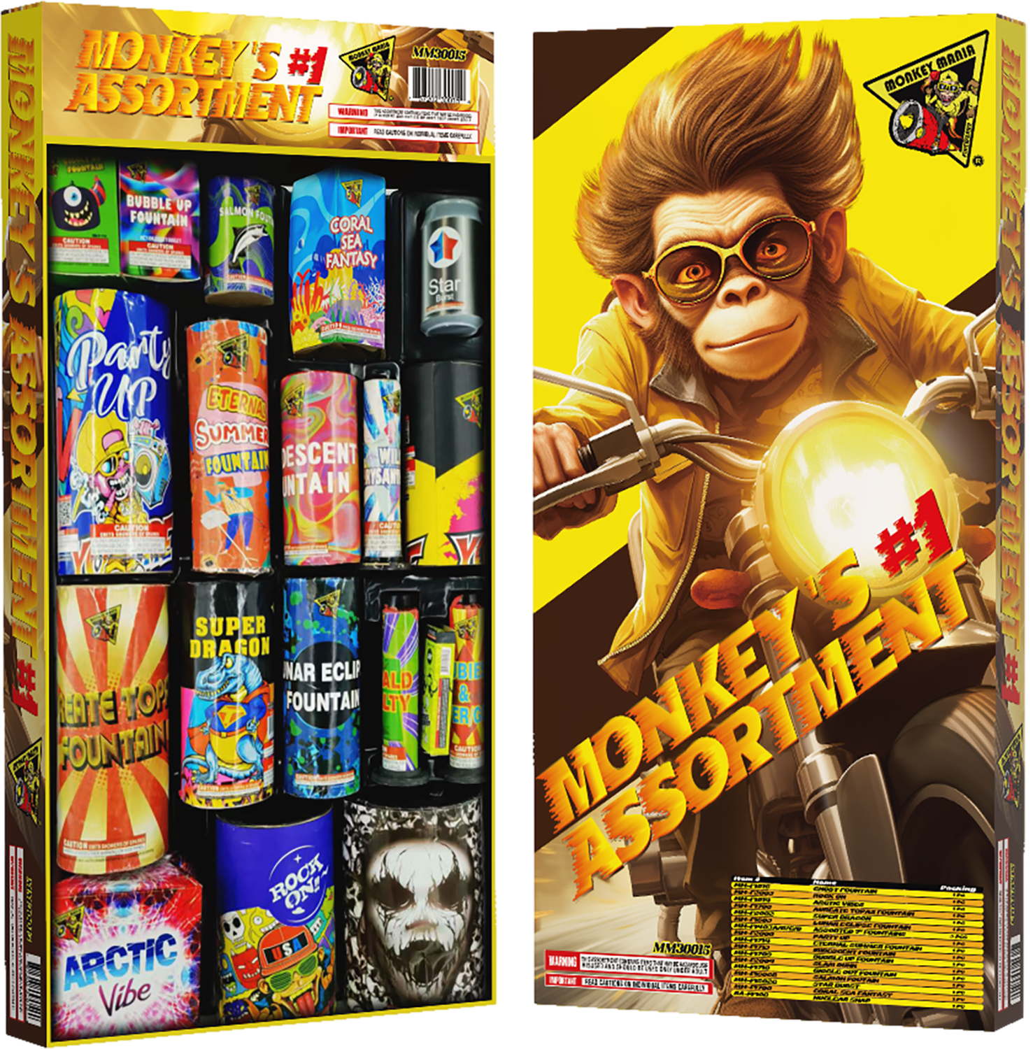 MONKEY&#39;S SAFE &amp; SANE ASSORTMENT #1 - (2/1)