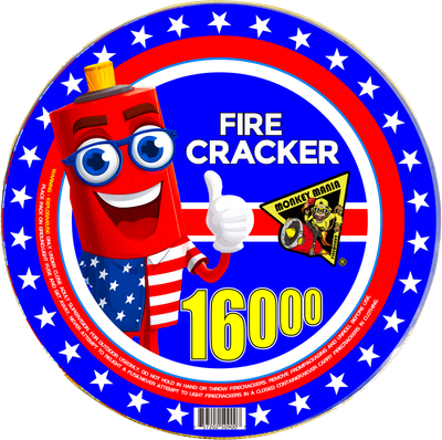 Monkey Mania Firecracker - 16000 count - (1/16000)