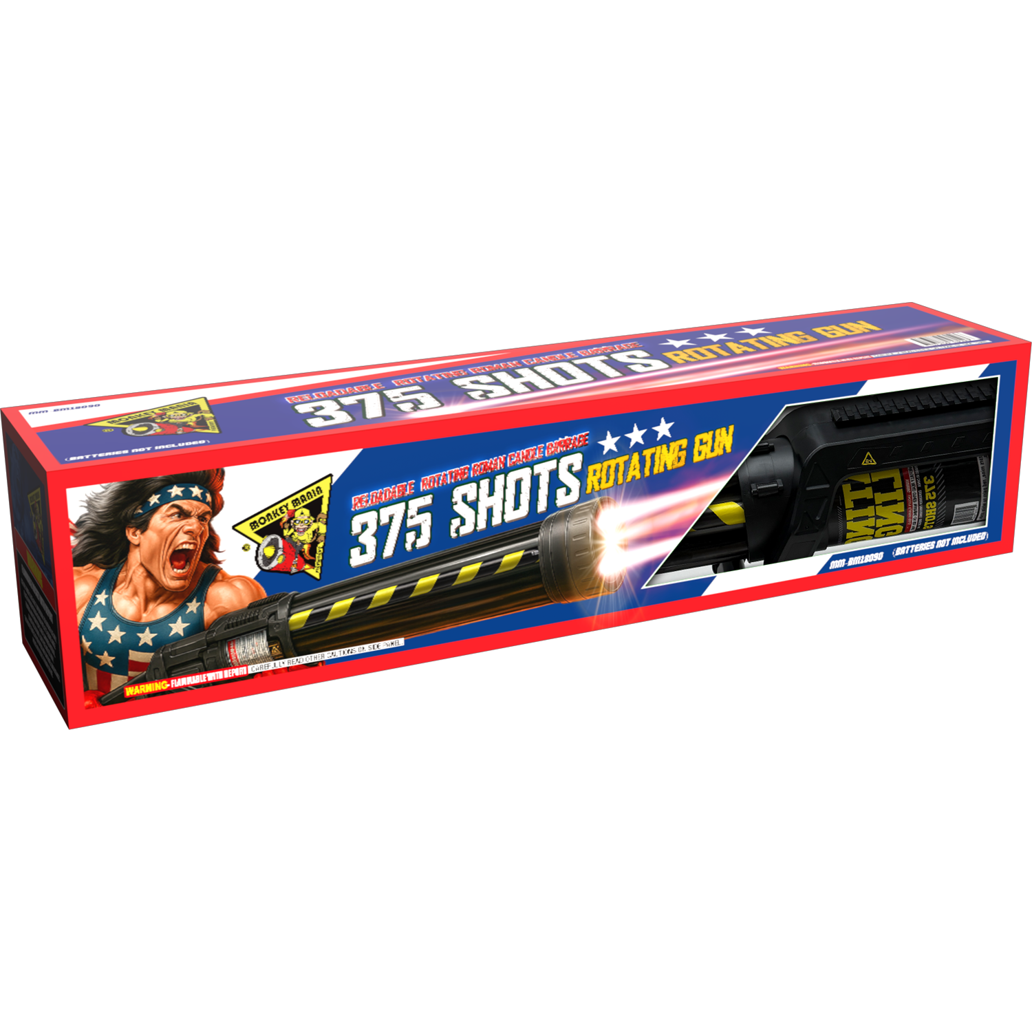 ROTATING ROMAN CANDLE GUN - 375 Shot - (2/1)