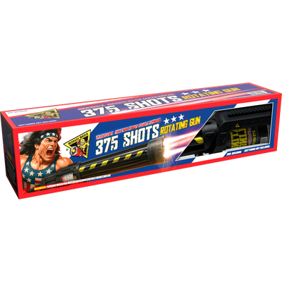 ROTATING ROMAN CANDLE GUN - 375 Shot - (2/1)
