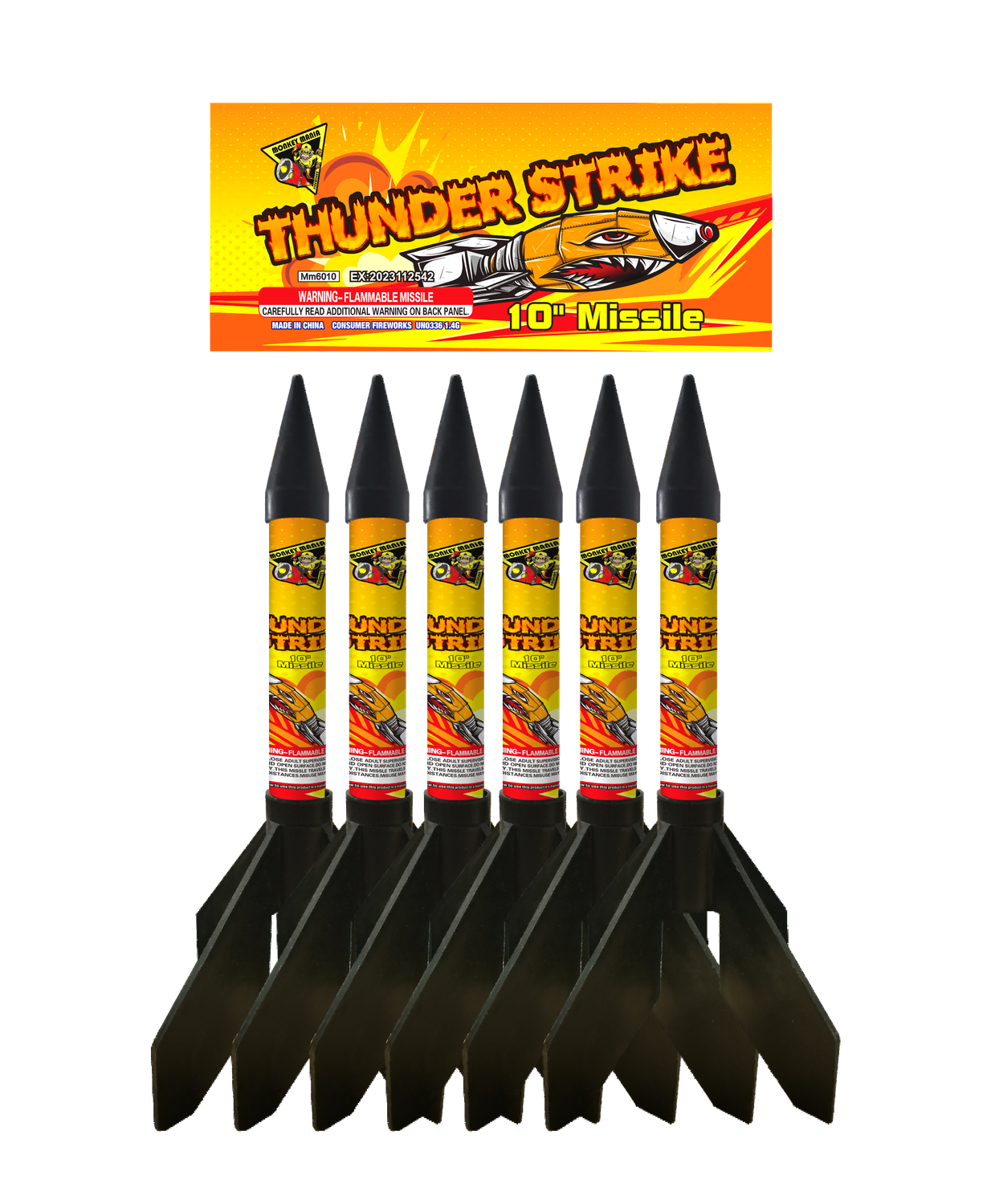 10&quot; THUNDER STRIKE MISSLE - (12/6)