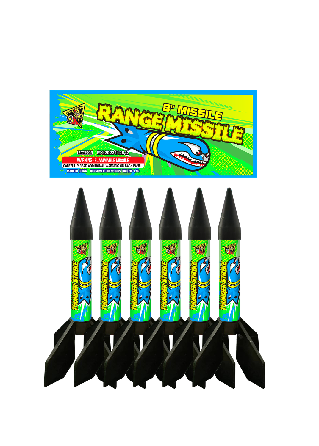8&quot; RANGE MISSILE - (12/6)