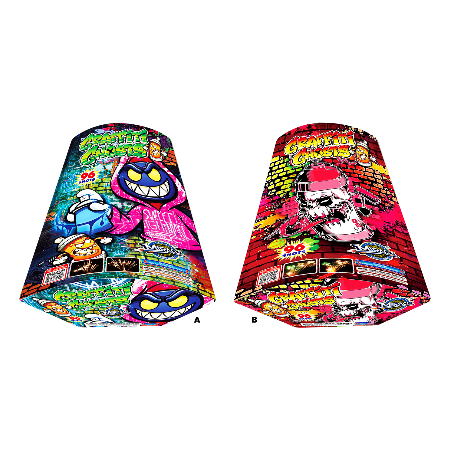 GRAFFITI GHOSTS 96 SHOT 200G FINALE Z CAKE - (4/2)