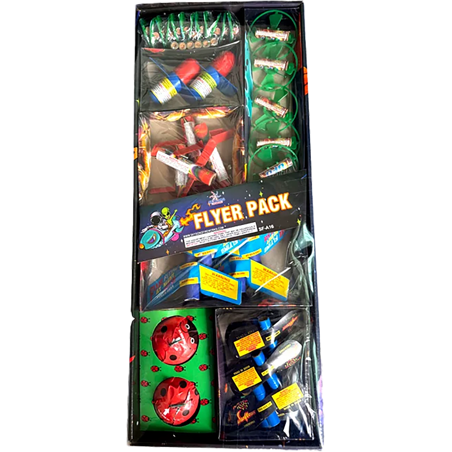 FLYER PACK AERIAL SPINNER ASSORTMENT - (8/1)