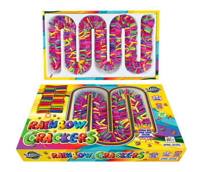 RAINBOW CRACKERS - 1-3/4'' LONG) - (2/1800)