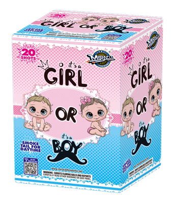 IS IT A BOY OR IS IT A GIRL? 20 Shot Cake - (8/1)