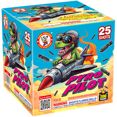 PYRO PILOT - 25 shot cake - (16/1)