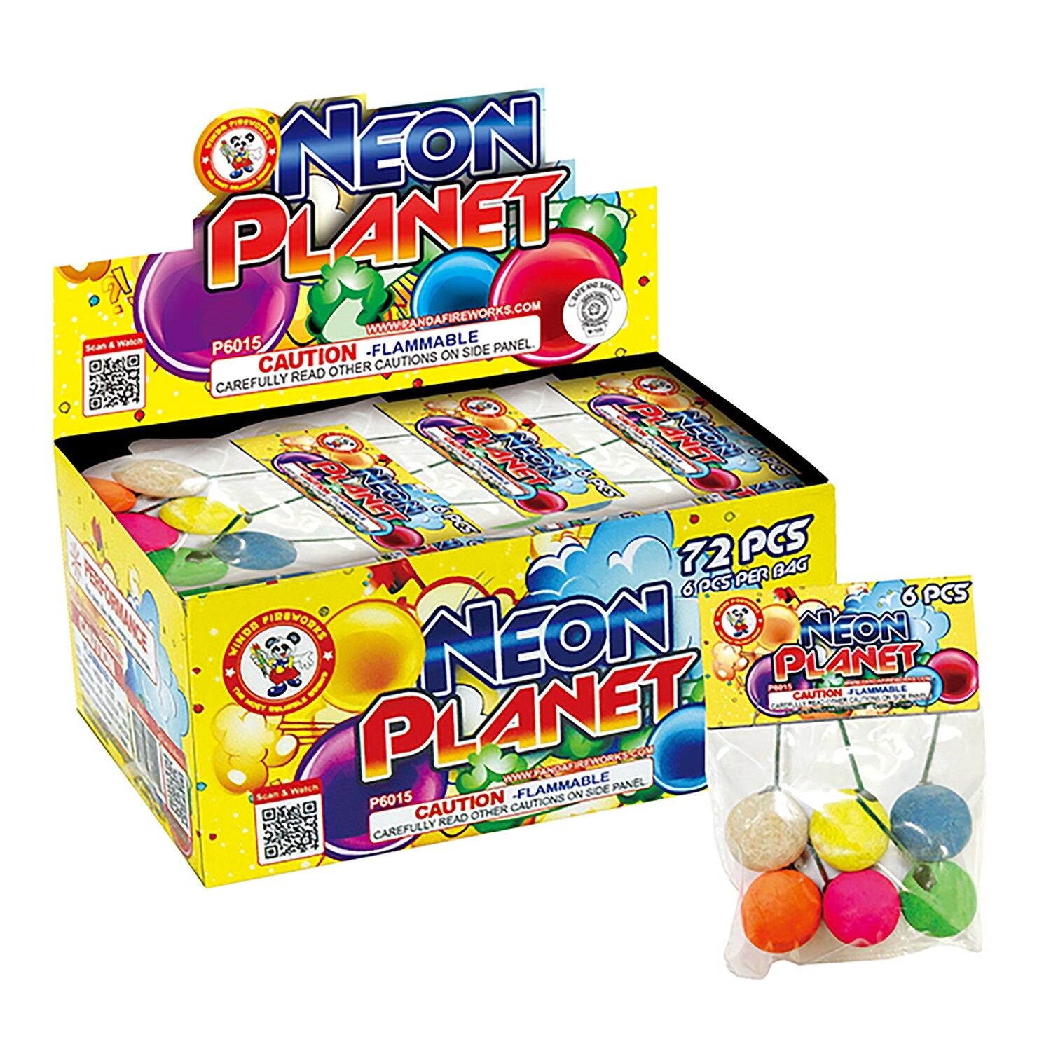 NEON PLANET SMOKE BALLS - (20/12/6)