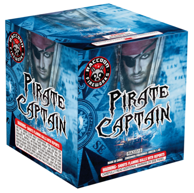 PIRATE CAPTAIN - 21 Shot Fan Cake - (12/1)