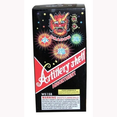 1-3/4" BLACK BOX ARTILLERY SHELLS - (12/6)
