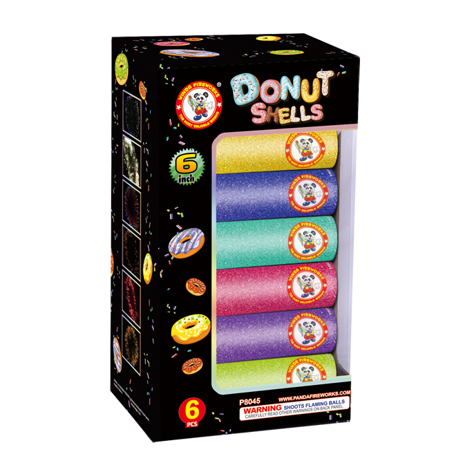 6" DONUT CANISTER SHELLS - 6 Pack - (12/6)
