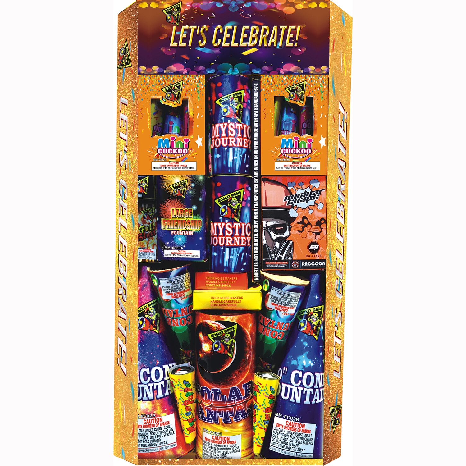 LET'S CELEBRATE - Safe &amp; Sane - Assortment - (6/1)