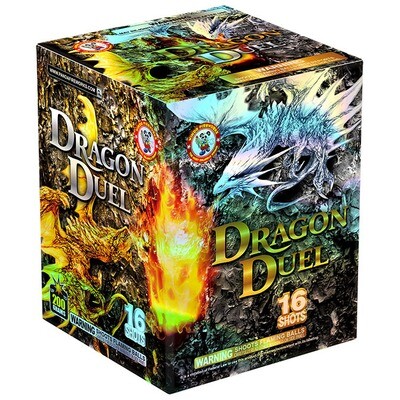 DRAGON DUEL - 16 Shot cake - (12/1)