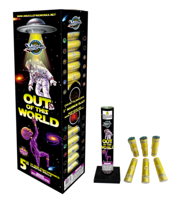 OUT OF THIS WORLD - 5" CANISTER SHELLS - 24 Pack - (4/4/6)