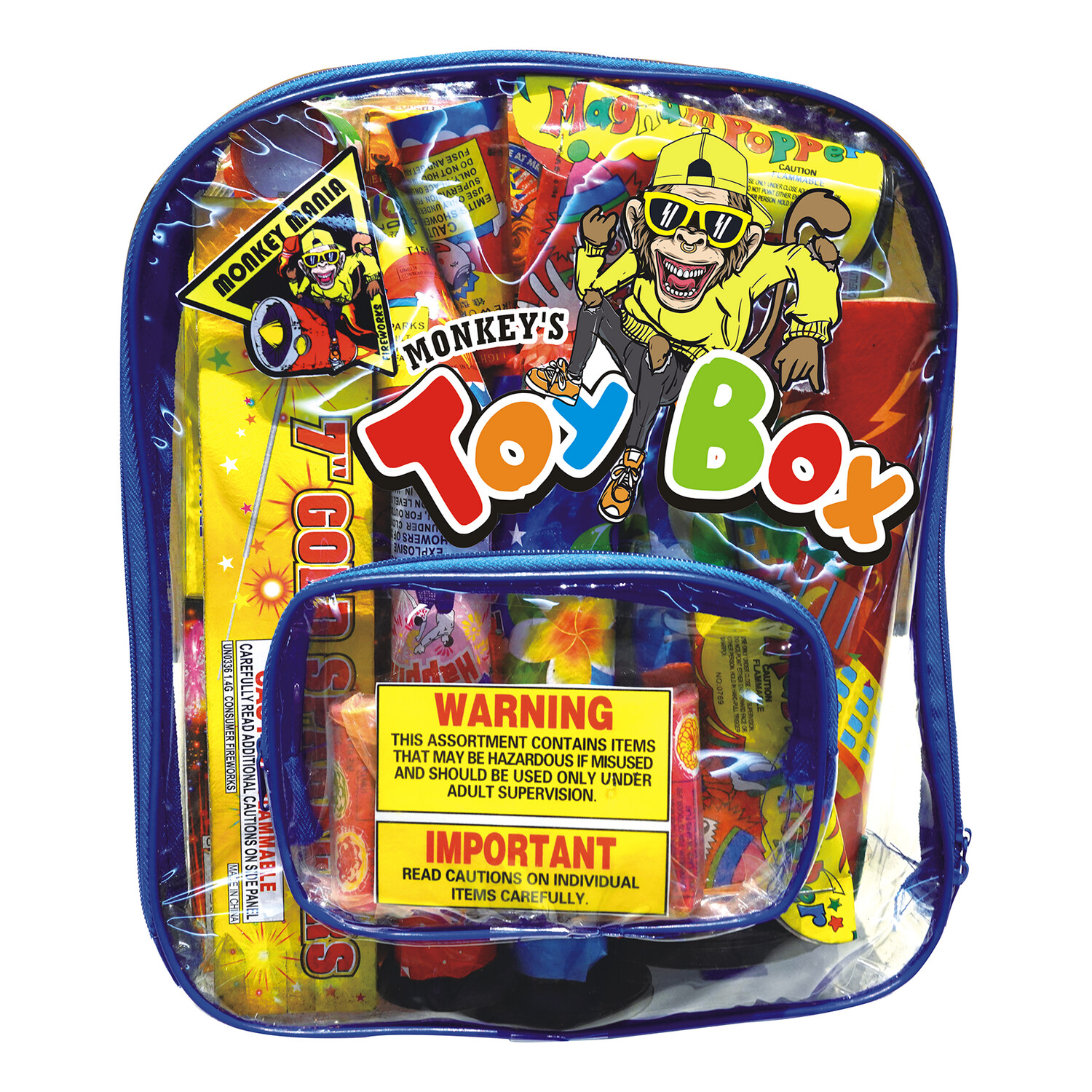 MONKEY'S PYRO PACK ASSORTMENT - BACKPACK - (12/1)