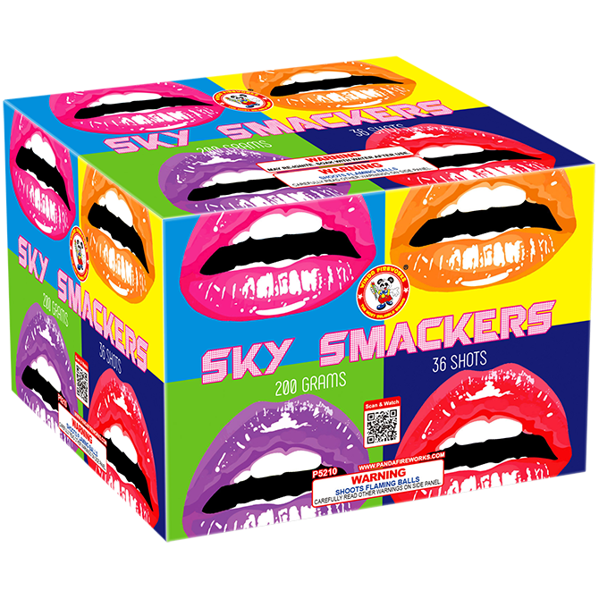 SKY SMACKERS 36 shot cake - (8/1)