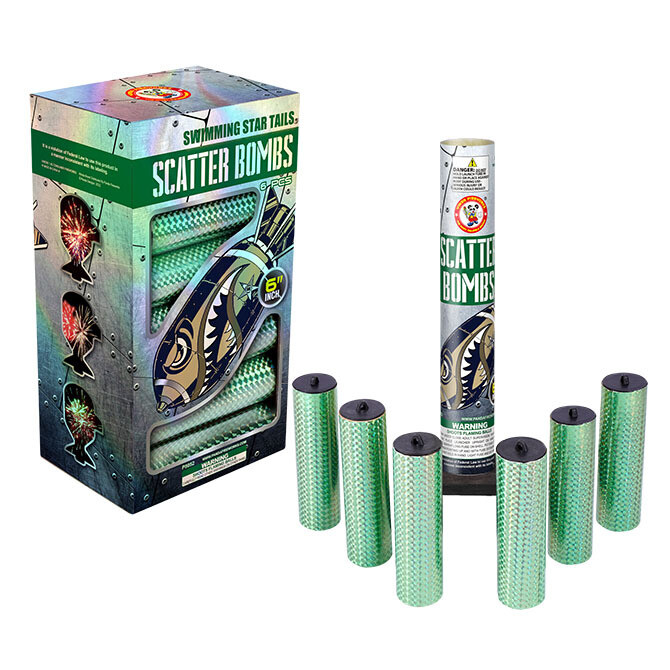 6" SCATTER BOMBS - 6 Pack - (12/6)