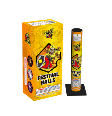 FESTIVAL BALLS - 6 Pack - (15/6)