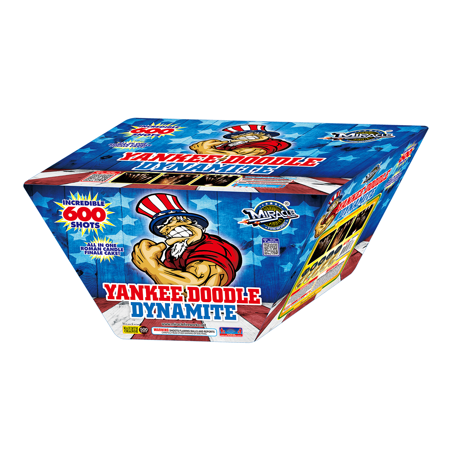 YANKEE DOODLE DYNAMITE 600 shot zipper cake - (2/1)