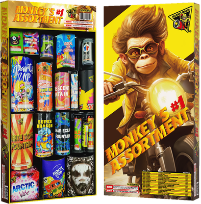 MONKEY'S SAFE &amp; SANE ASSORTMENT #1 - (2/1)