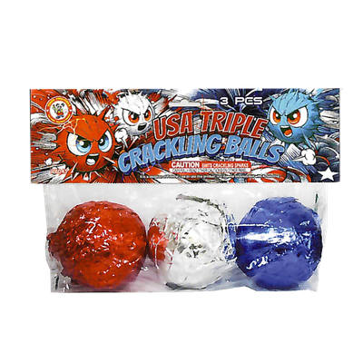 USA TRIPLE CRACKLING BALLS - (30/3)