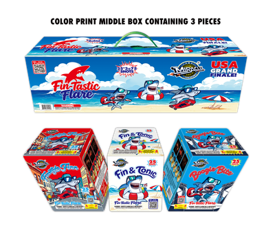 FIN-TASTIC FLARE (3 PIECE 200G COMPOUND SET) - 25 SHOTS - 4/3