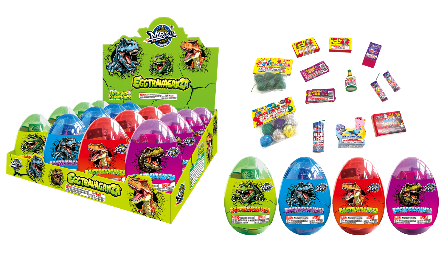 EGGTRAVAGABZA ASSORTED FOUNTAIN PACK - (2/16)