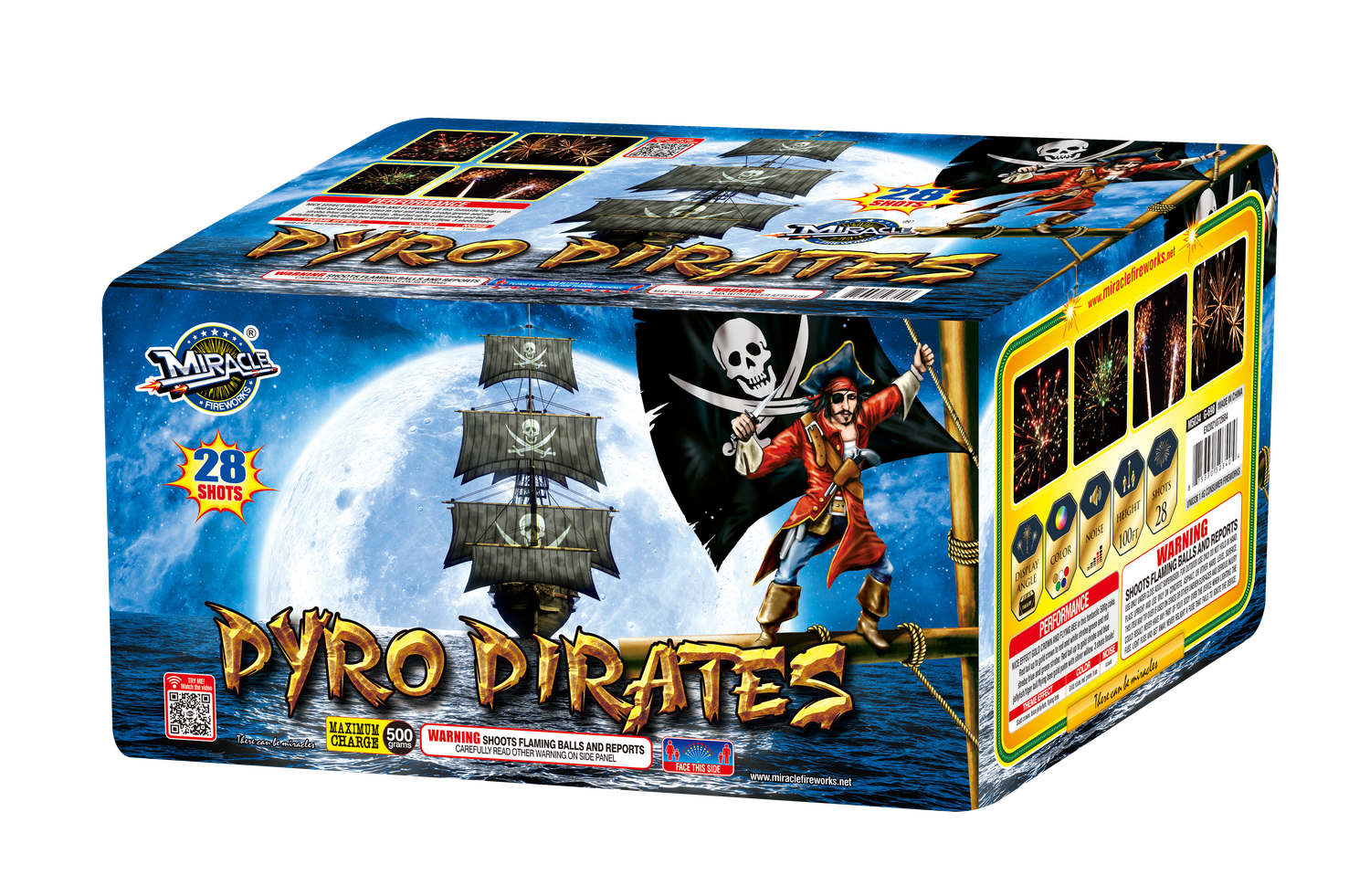 PYRO PIRATES - 28 SHOTS - (4/1)