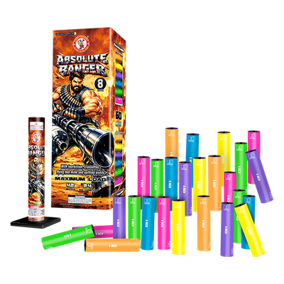 ABSOLUTE BANGER 8" CANISTER SHELLS - (2/24)