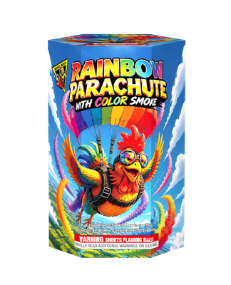 RAINBOW PARACHUTE - 7 SHOTS - (24/1)