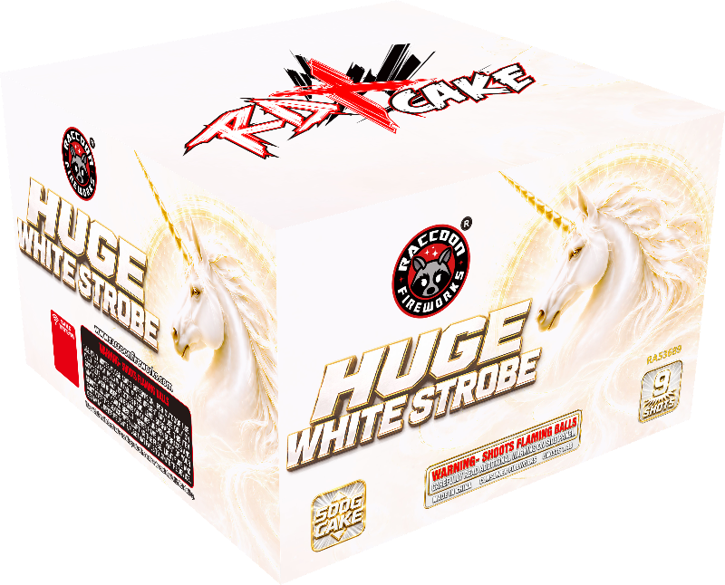 HUGE WHITE STROBE - 9 SHOTS - (8/1)