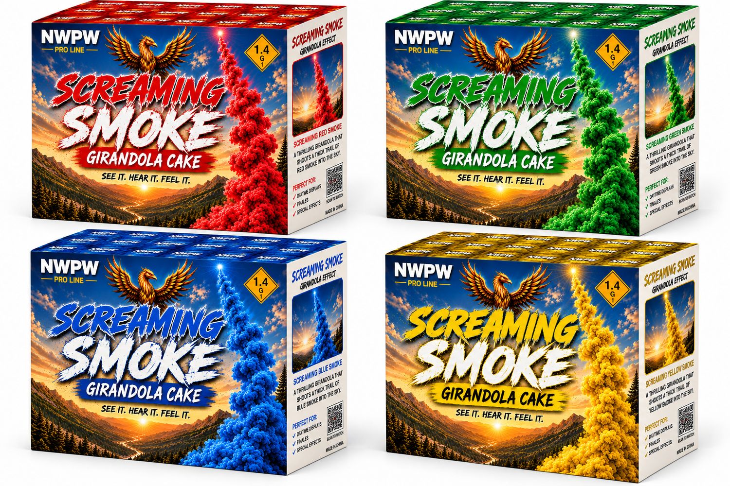 SCREAMING SMOKE GIRANDOLA - (1/4)