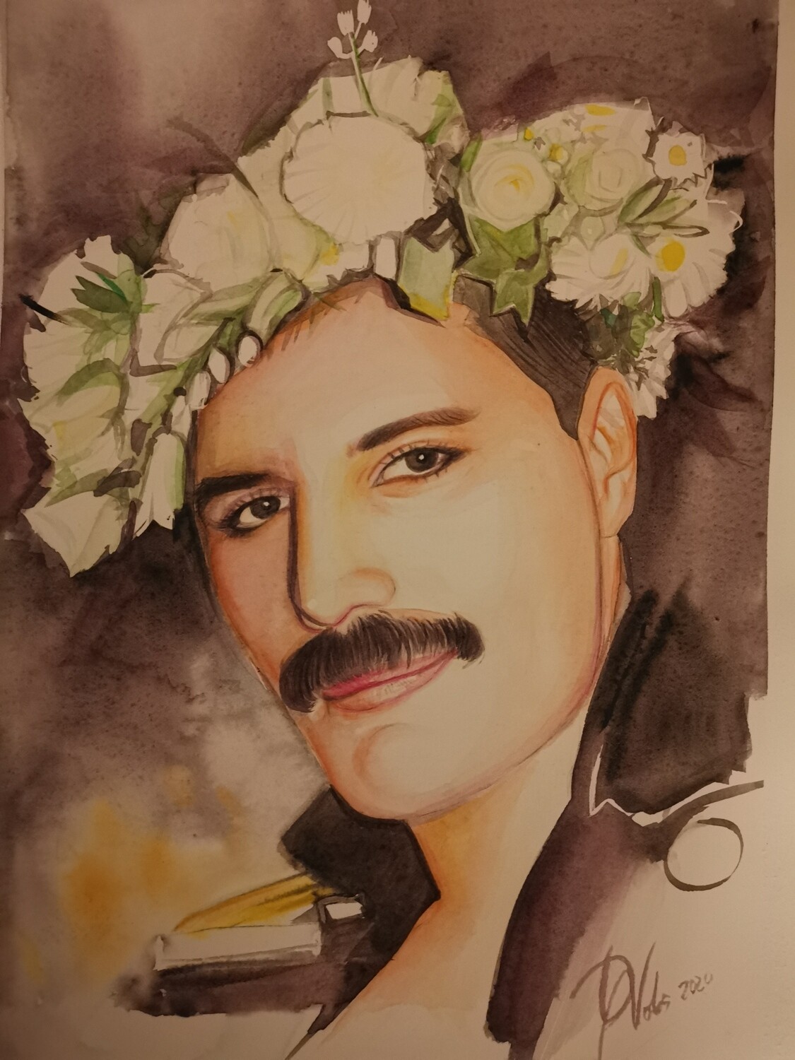 The portrait of Freddie Mercury/Limited edition